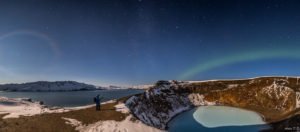 Askja Caldera & Northern lights